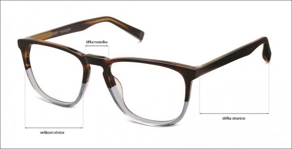 velikost dioptrických brýlí on-line